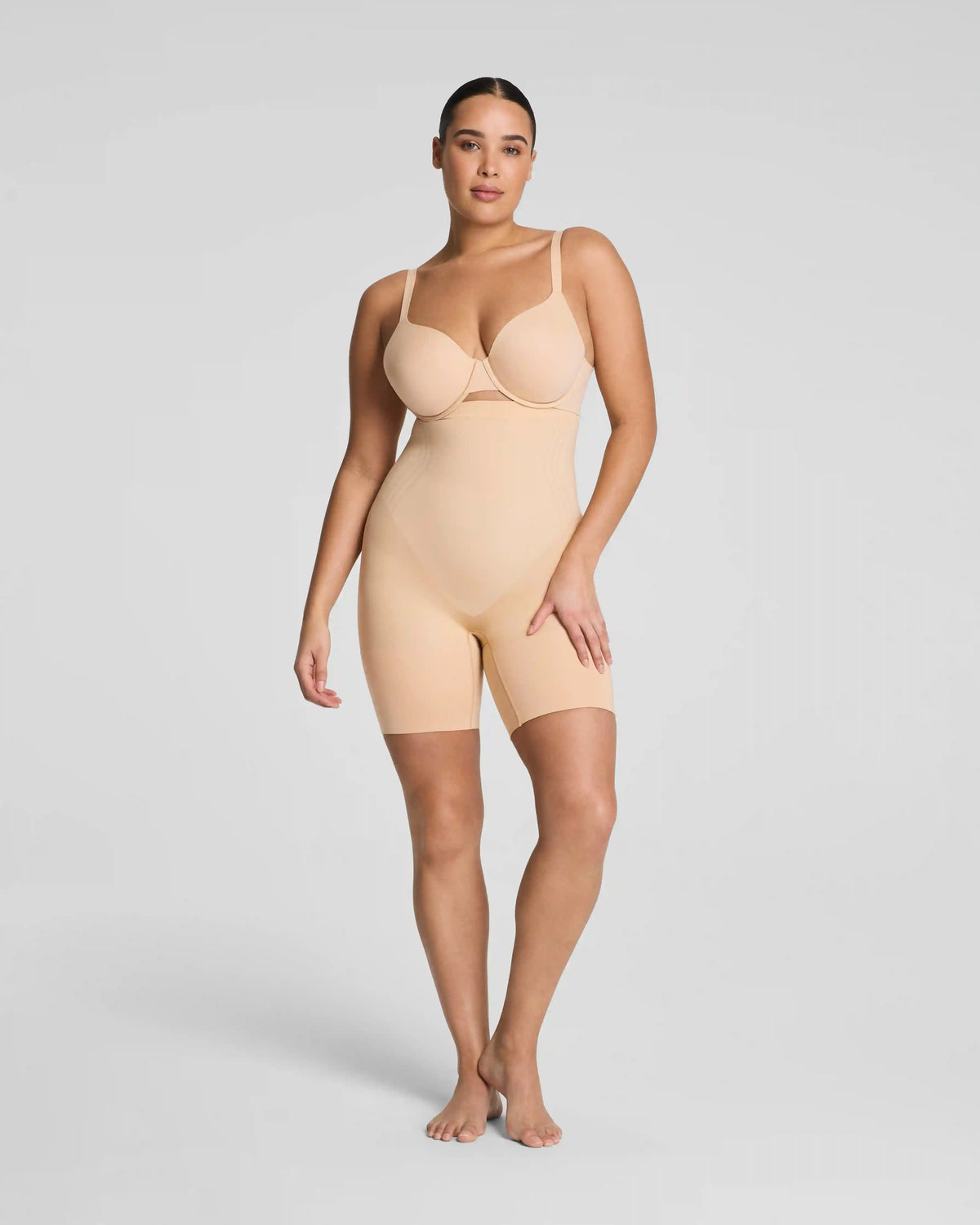 SPANXsculpt® GoFigure High-Waisted Mid-Thigh Short | Honey