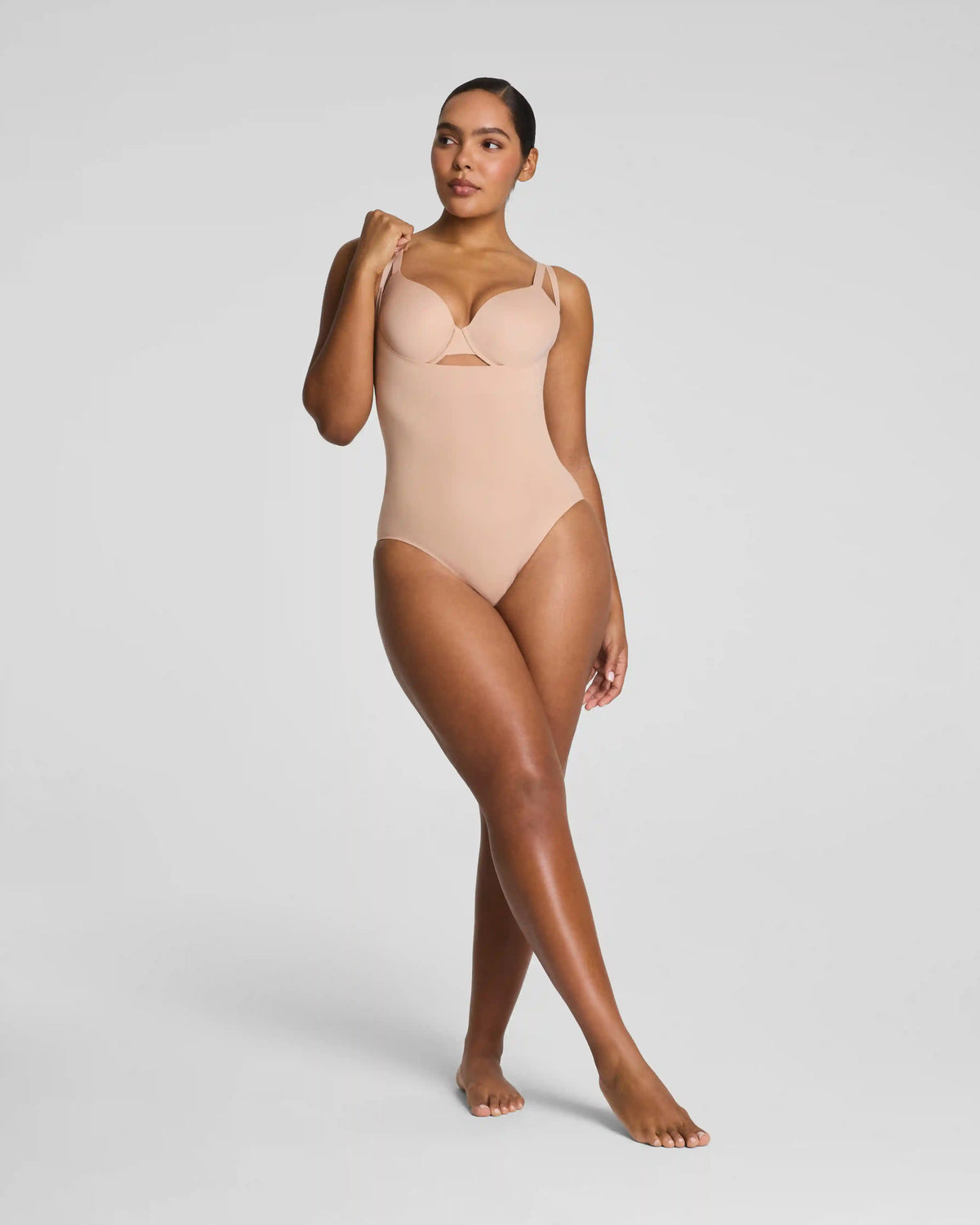 SPANXsculpt® GoFigure Open-Bust Bodysuit | Chai