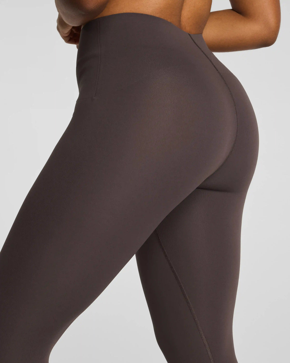 SPANXshape® BodyLine Full-Length Leggings with Mid-Tummy Compression | Dark Cacao