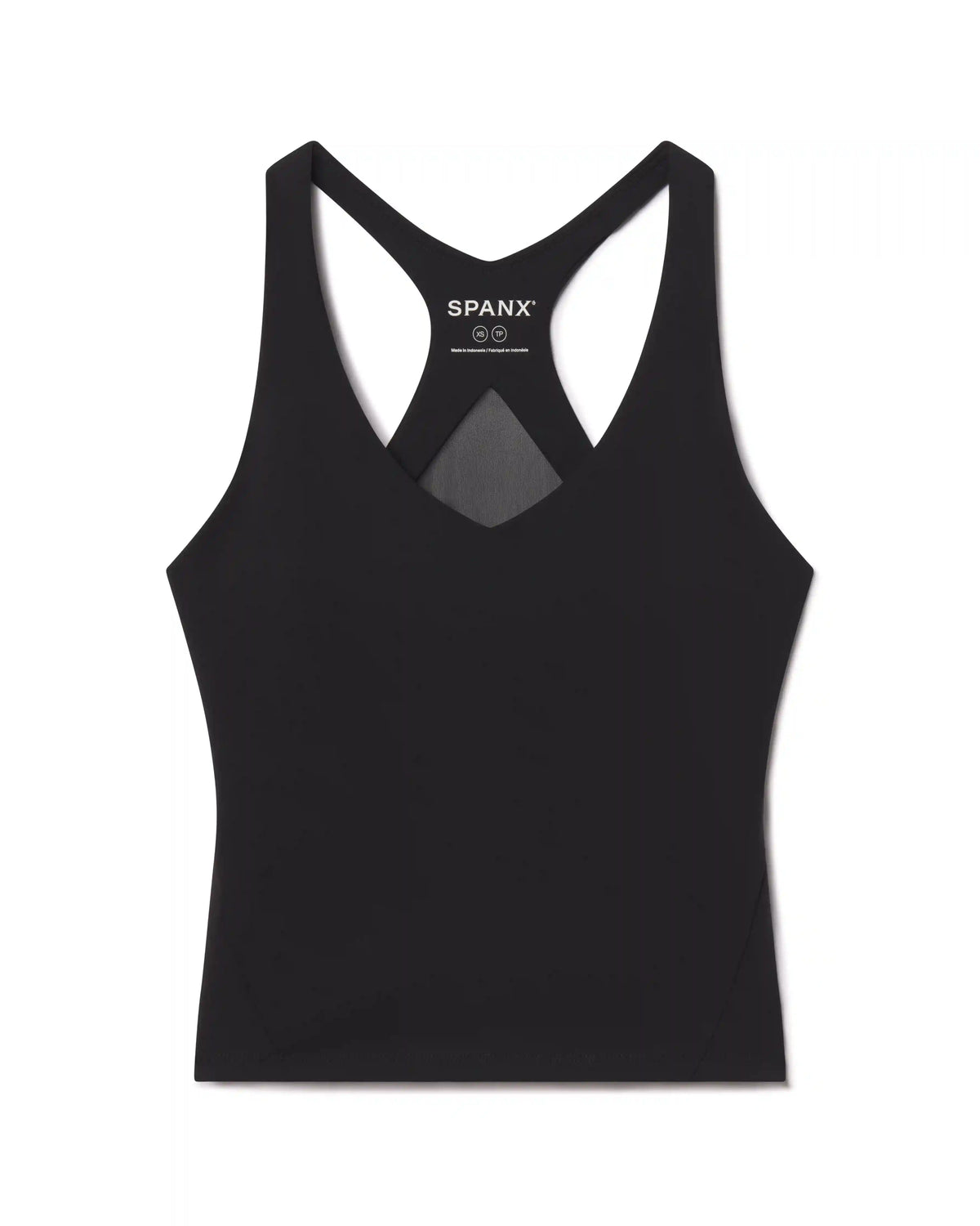 SPANX® BoostUp V-Neck Shelf Tank | Very Black