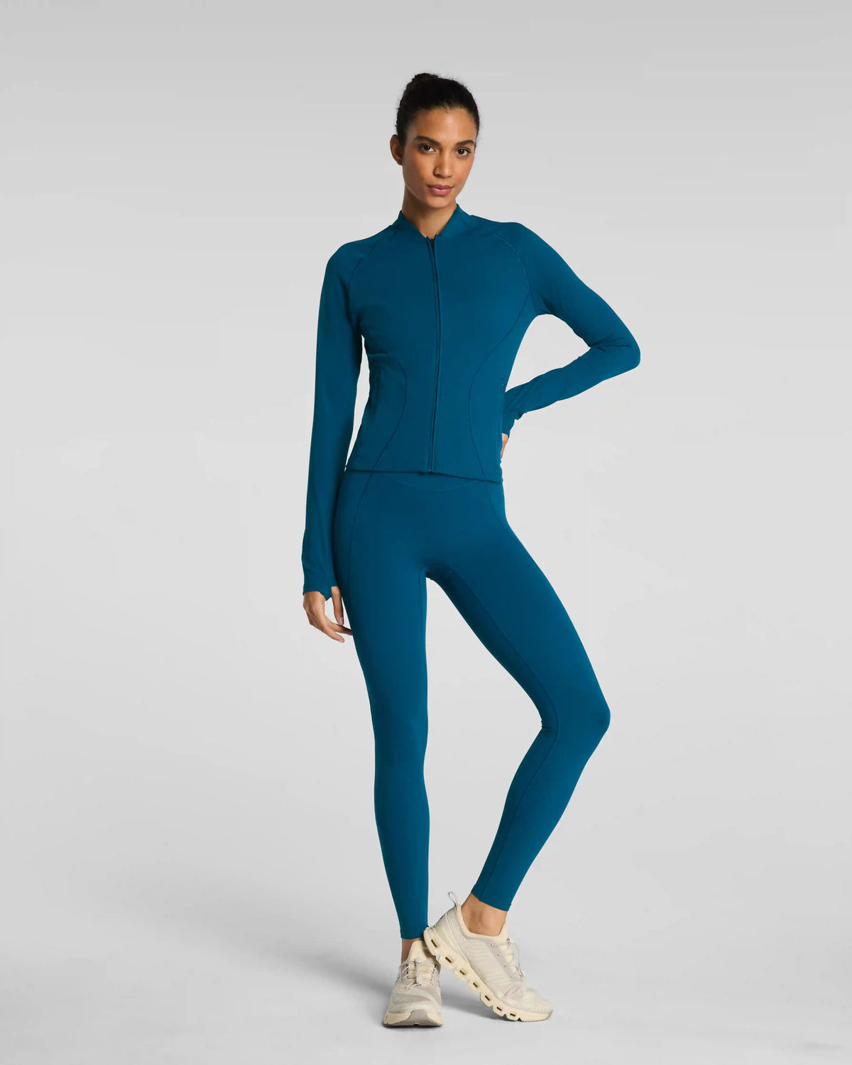 SPANX® PowerPlay Contour Full Zip Jacket | Deep Cove