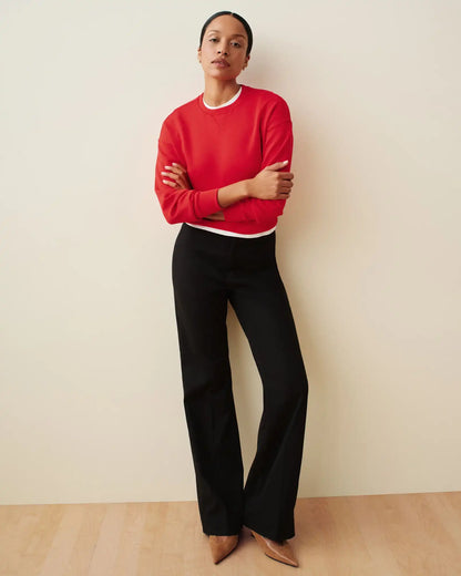 SPANXsupersmooth® Stretch Twill Easy Flare Pant | Classic Black