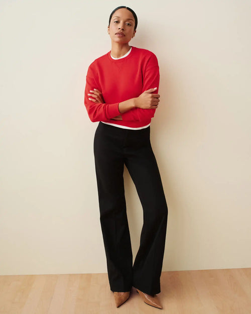 SPANXsupersmooth® Stretch Twill Easy Flare Pant | Classic Black