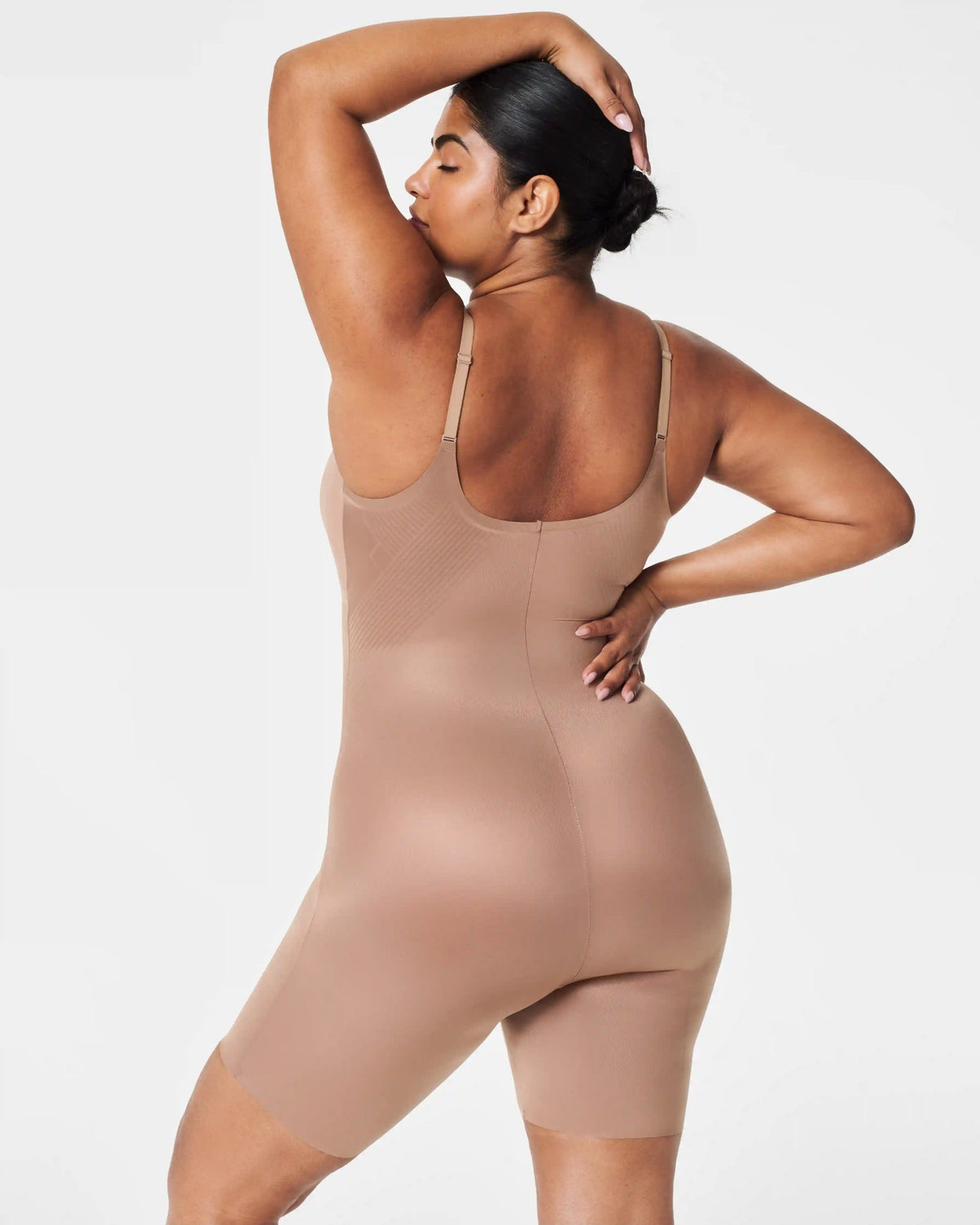 SPANXshape® Invisible Mid-Thigh Bodysuit | Cafe Au Lait
