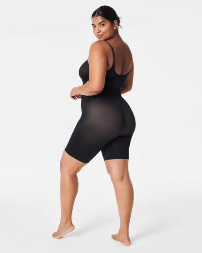 SPANXshape® Invisible Mid-Thigh Bodysuit | Very Black