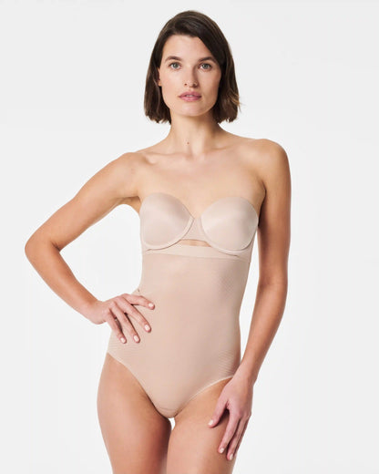SPANXshape® Invisible High-Waisted Brief | Champagne Beige
