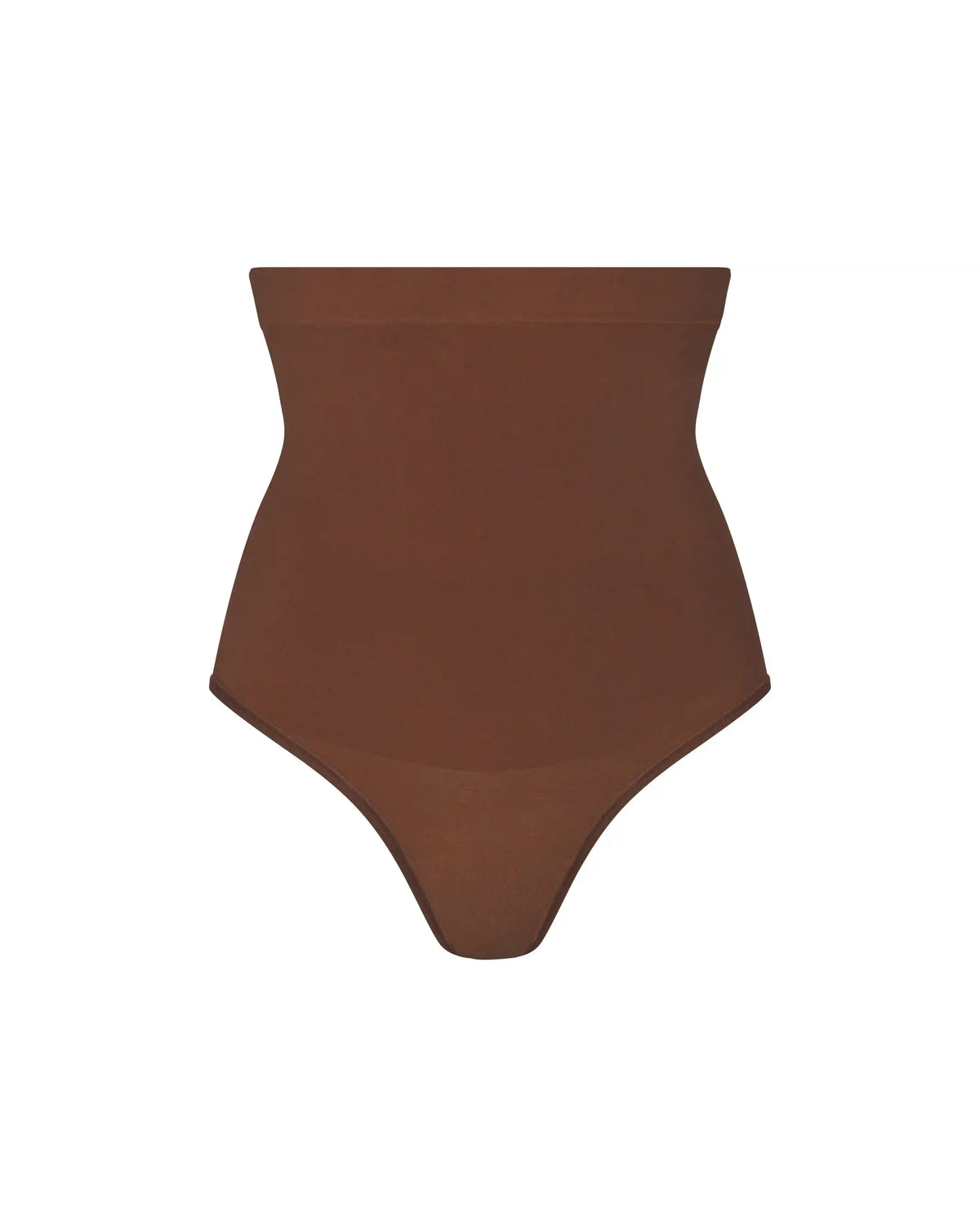 SPANXsculpt® Seamless Power High-Waisted Thong | Chestnut Brown
