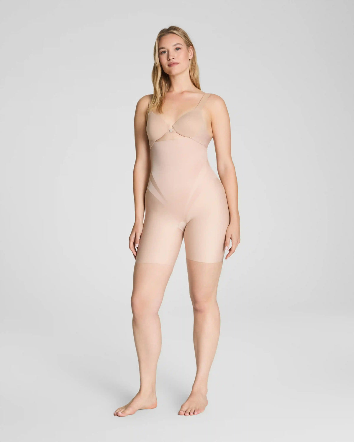 SPANXsupersculpt® Transform High-Waisted Mid-Thigh Short | Champagne Beige