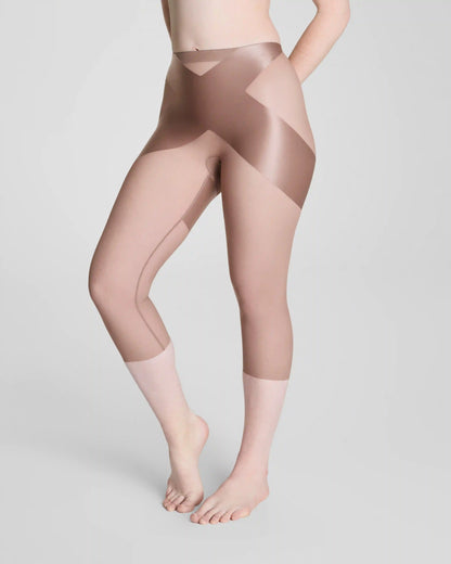 SPANXshape® Satin-X™ Capri | Cafe Au Lait