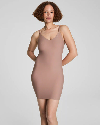 SPANXsupersmooth® Essential V-Neck Slip | Cafe Au Lait