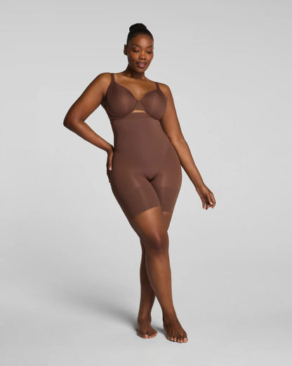 SPANXsculpt® GoFigure High-Waisted Mid-Thigh Short | Ganache