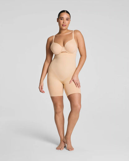 SPANXsculpt® GoFigure High-Waisted Mid-Thigh Short | Honey