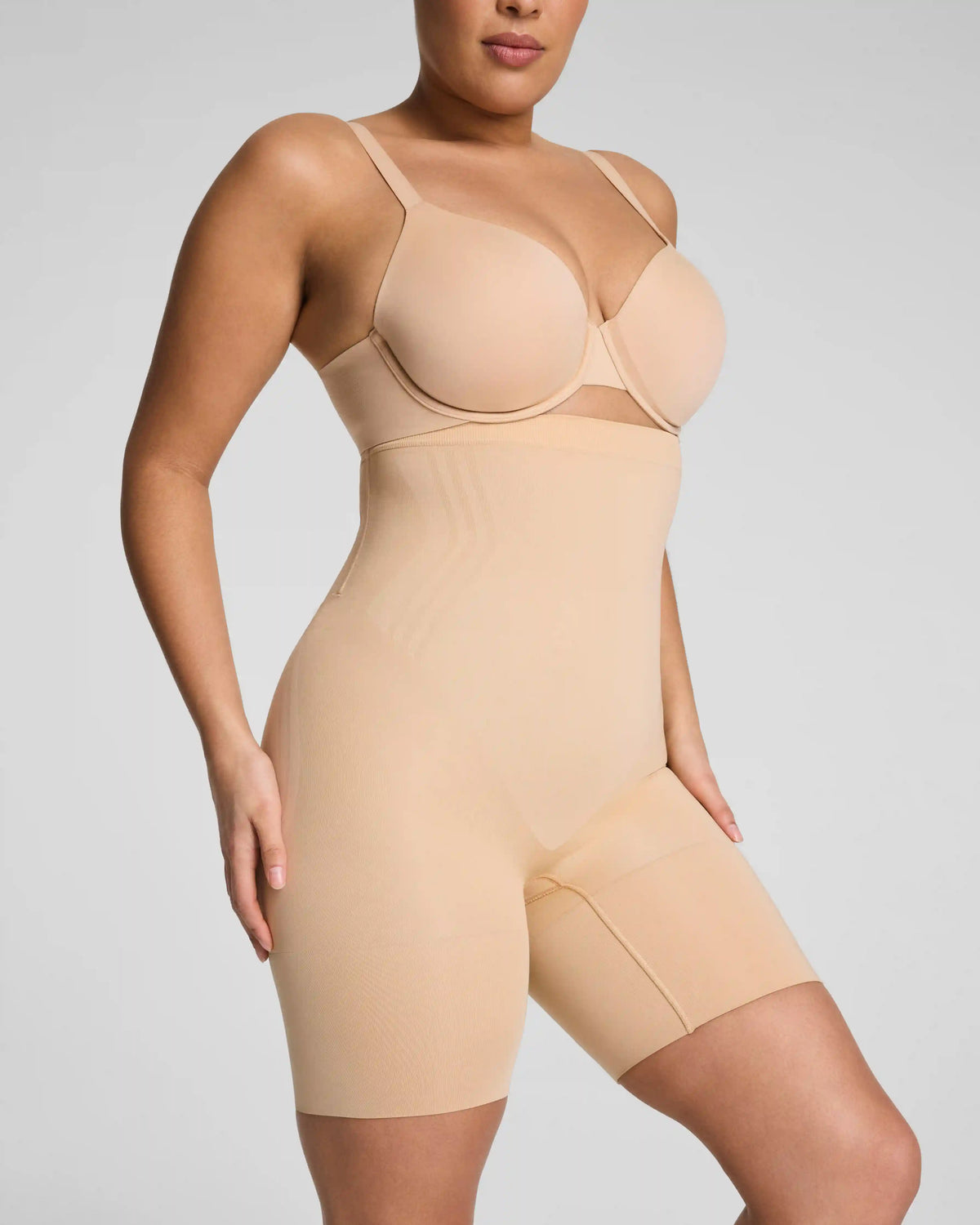 SPANXsculpt® GoFigure High-Waisted Mid-Thigh Short | Honey