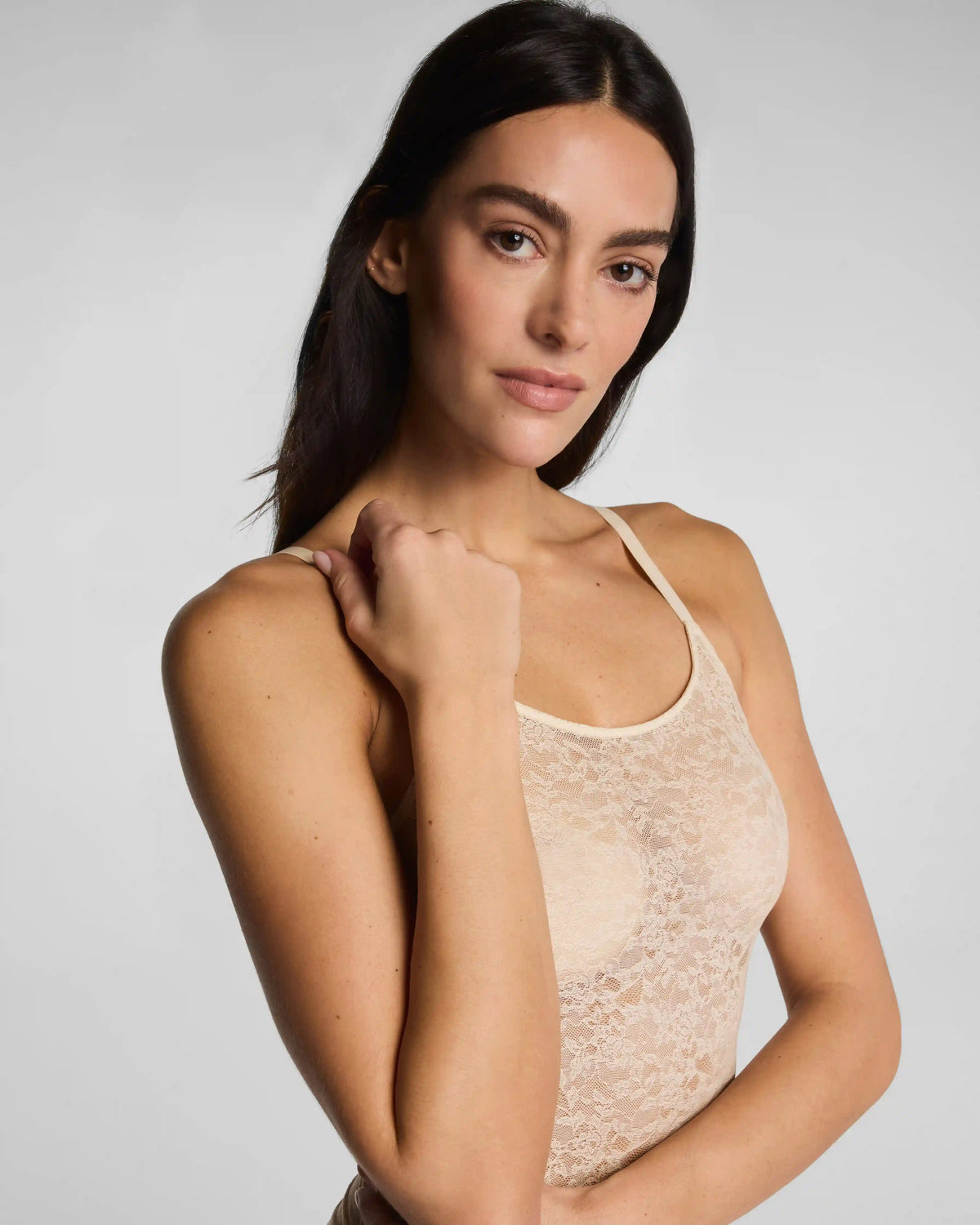 SPANXsupersmooth® Day to Date Night Lace Cami | Toasted Coconut
