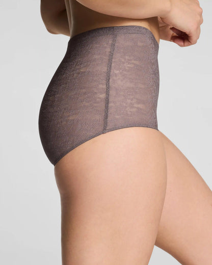 SPANXsupersmooth® Day to Date Night Lace Boyshort | Granite
