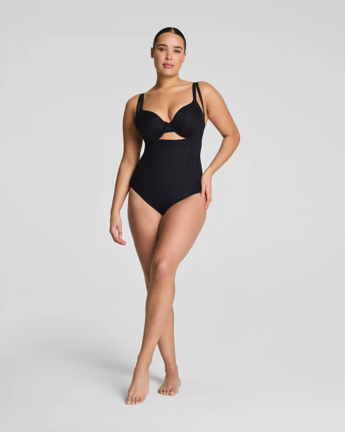SPANXsculpt® GoFigure Open-Bust Bodysuit | Very Black