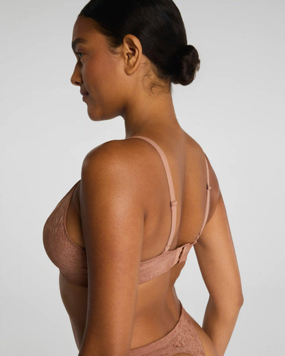 SPANXsupersmooth® Day to Date Night Lace Bralette | Cinnamon