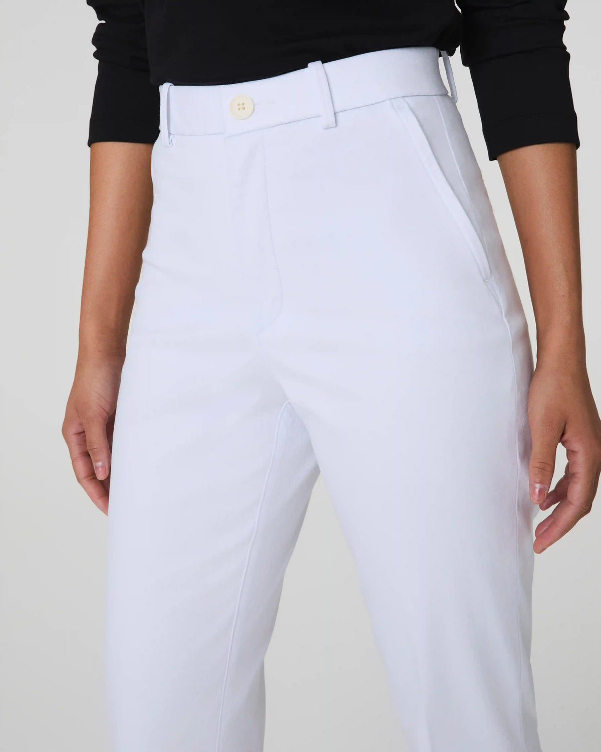SPANXsupersmooth® Stretch Twill Slim Straight Pant | Classic White