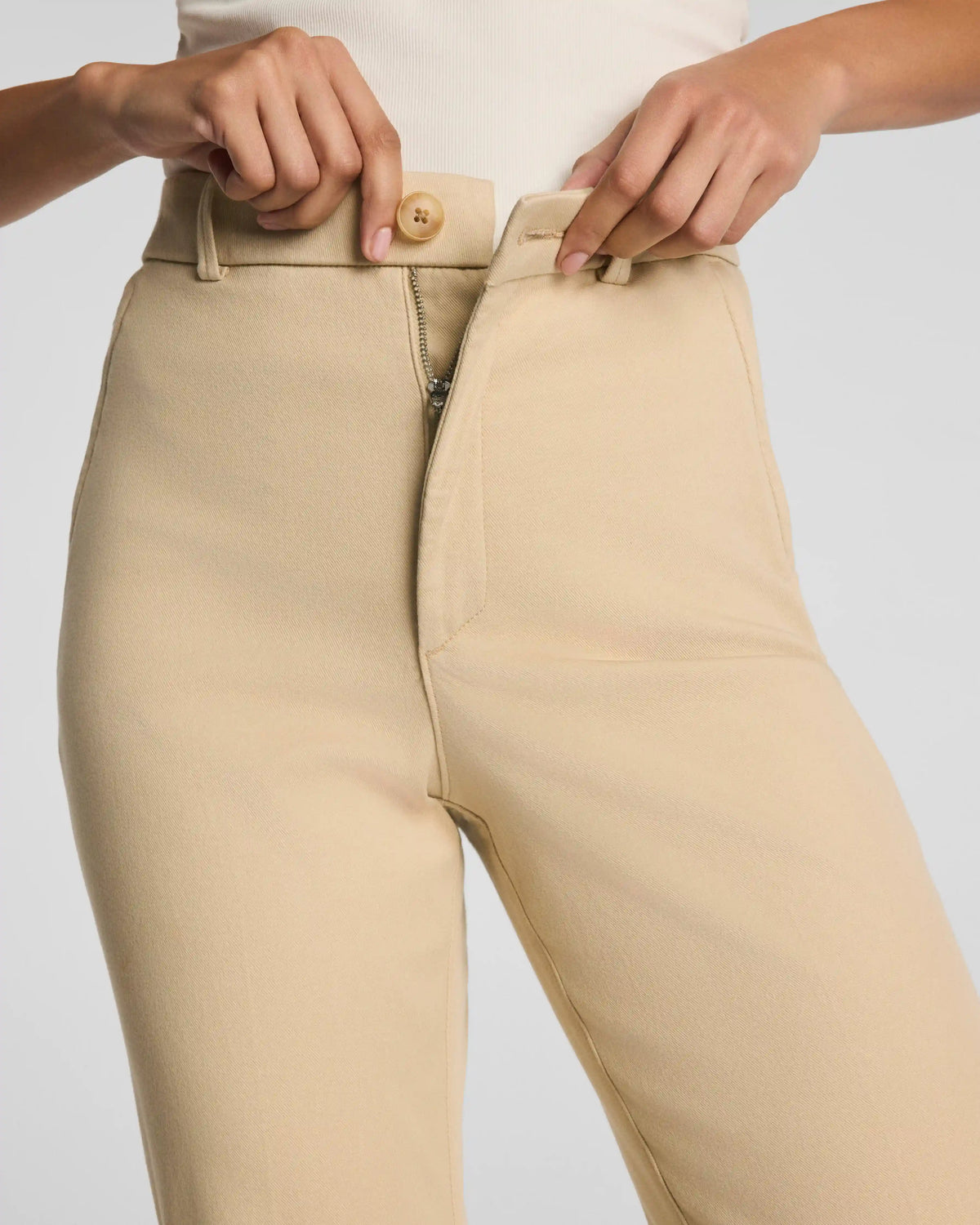 SPANXsupersmooth® Stretch Twill Slim Straight Pant | Sandbar