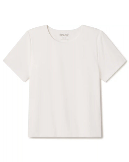 SPANXsmooth® Jersey Crewneck Tee | Classic White