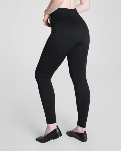 SPANXshape® Ribbed Knit Legging | Classic Black
