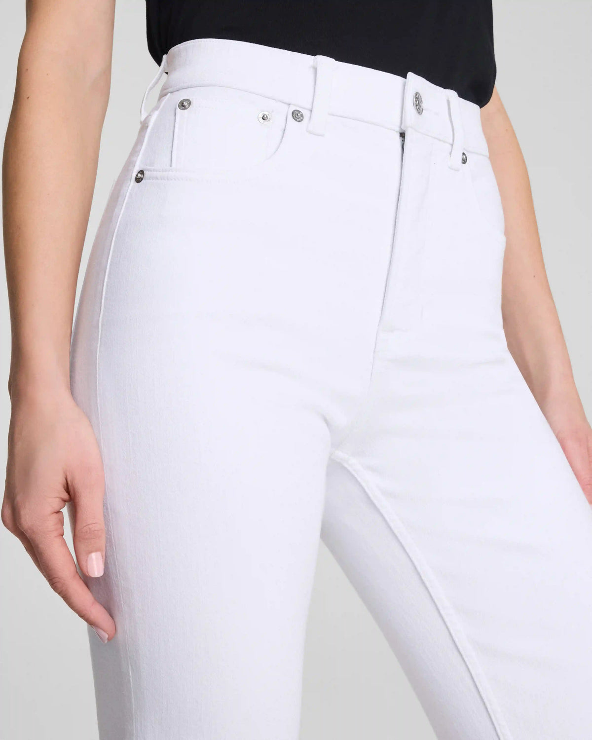 SPANXshape® Authentic 360 90s Straight Leg Jeans | Classic White