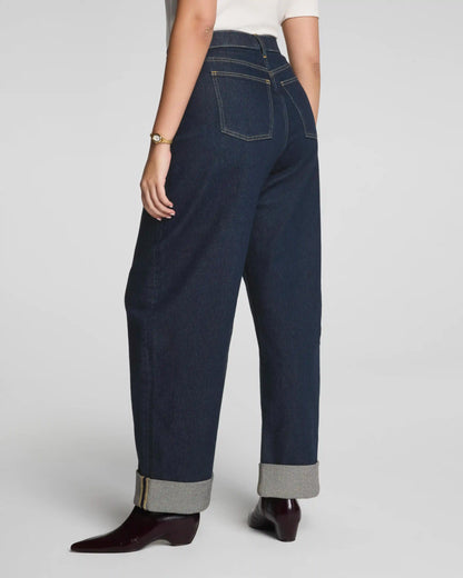 SPANXshape® Authentic 360 Cuffed Horseshoe Jeans | Marina