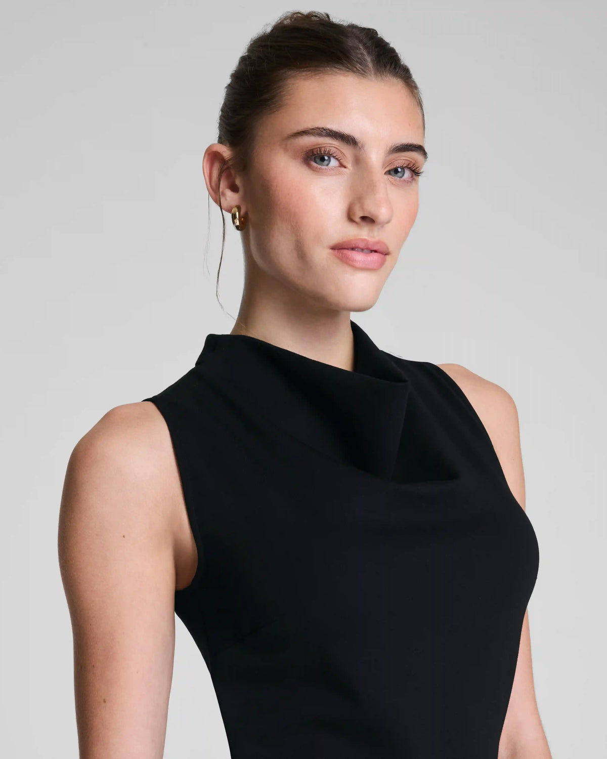 SPANX® Ponte Sleeveless Midi Dress | Classic Black
