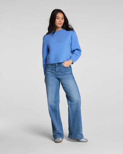 SPANX® Ponte Crewneck Long Sleeve Top | Aster