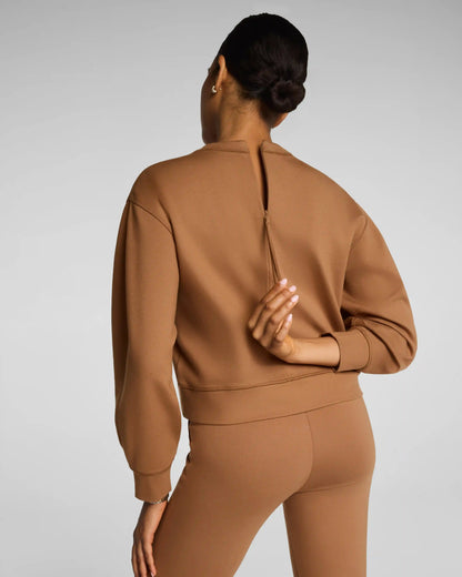 SPANX® Ponte Crewneck Long Sleeve Top | Maplewood