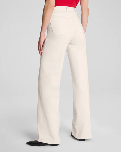 SPANXshape® Authentic 360 Wide Leg Jeans | Alabaster