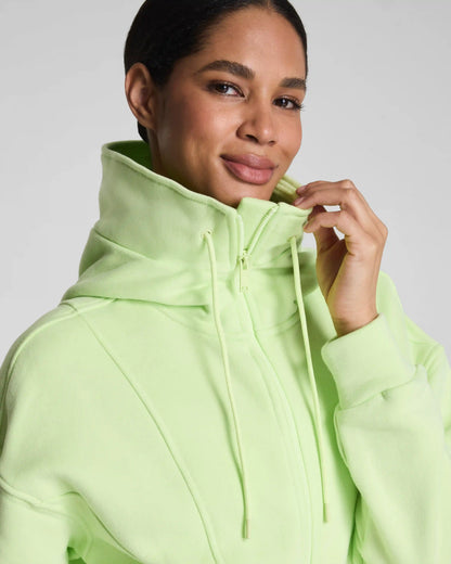 SPANX® BoostUp Cotton Fleece Full Zip Hoodie | Zest