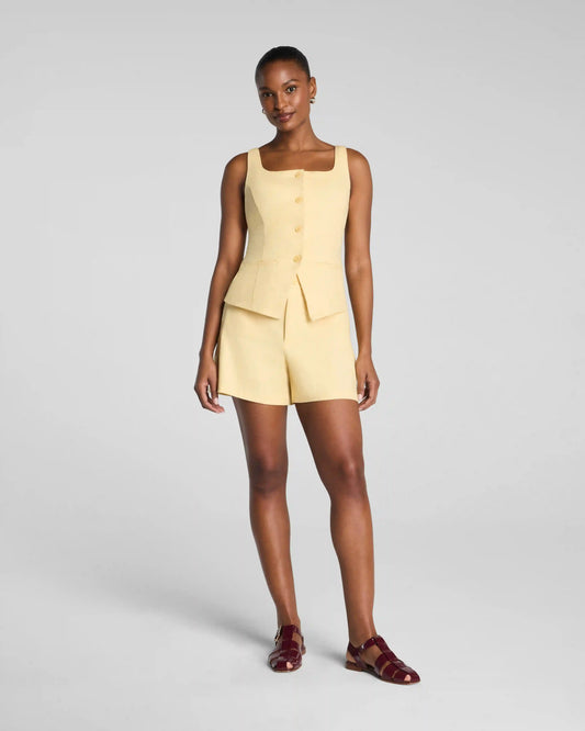 SPANX® EasyBreezy Cotton Linen Short, 5" | Sunbeam