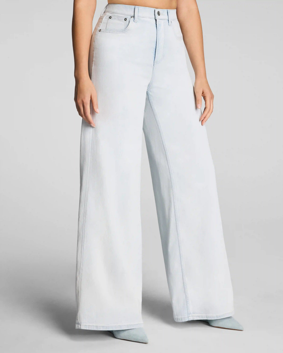 SPANXsupersmooth® Authentic 360 Lightweight Super Wide Leg Jeans | Sea Breeze