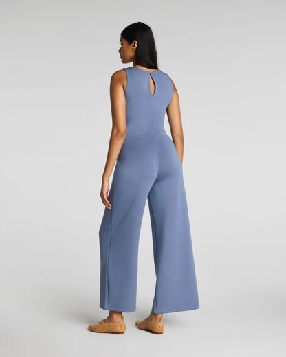 SPANX AirEssentials® Draped Sleeveless Jumpsuit | Rain
