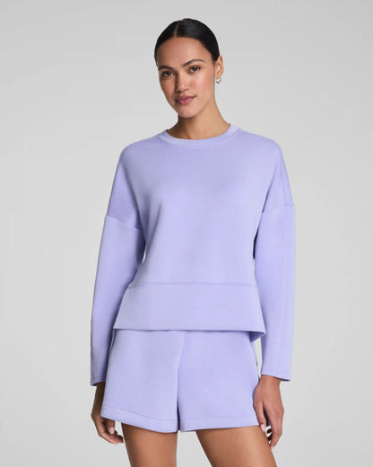 SPANX AirEssentials® Crewneck Long Sleeve Top | Anemone
