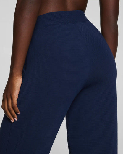 SPANX AirEssentials® French Rib Wide Leg Pant | Timeless Navy