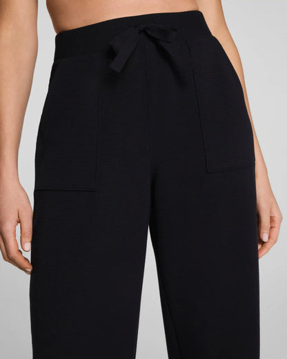 SPANX AirEssentials® French Rib Barrel Leg Pant | Very Black