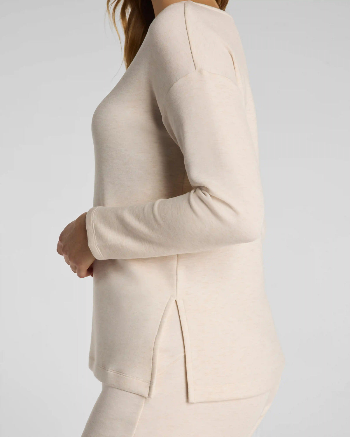 SPANX AirEssentials® Boatneck Tunic | Oatmeal Heather