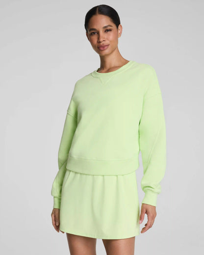 SPANX® BoostUp Cotton Fleece Crewneck