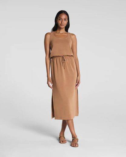 SPANX AirEssentials® Sandwashed Drawstring Maxi Tank Dress