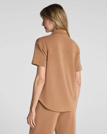 SPANX AirEssentials® Sandwashed Button-Down Shirt | Maplewood