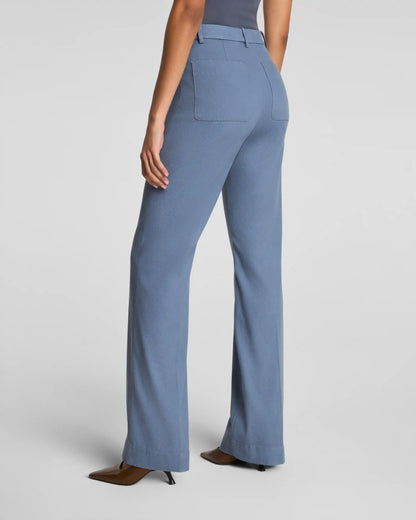 SPANXsupersmooth® Stretch Twill Easy Flare Pant | Rain