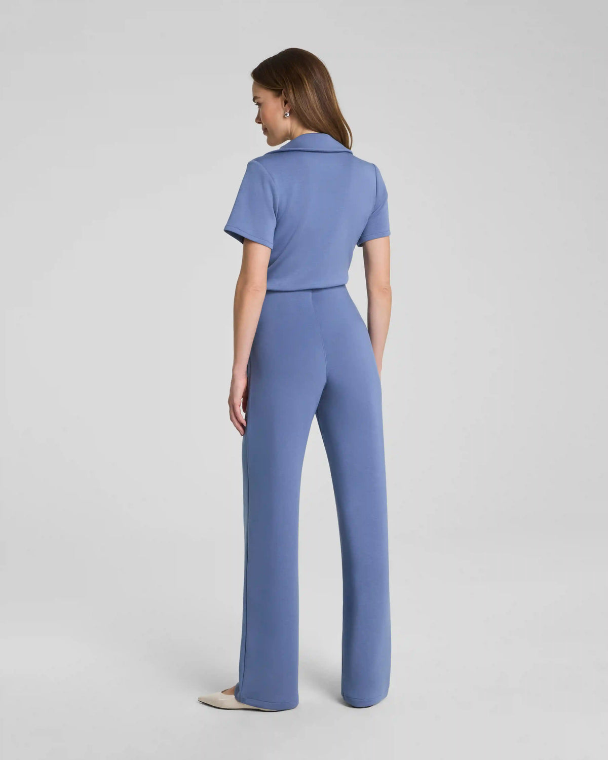SPANX AirEssentials® Collared Tie-Waist Jumpsuit | Rain