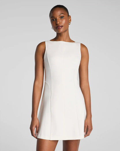 SPANX® Ponte Boatneck Mini Dress | Ivory