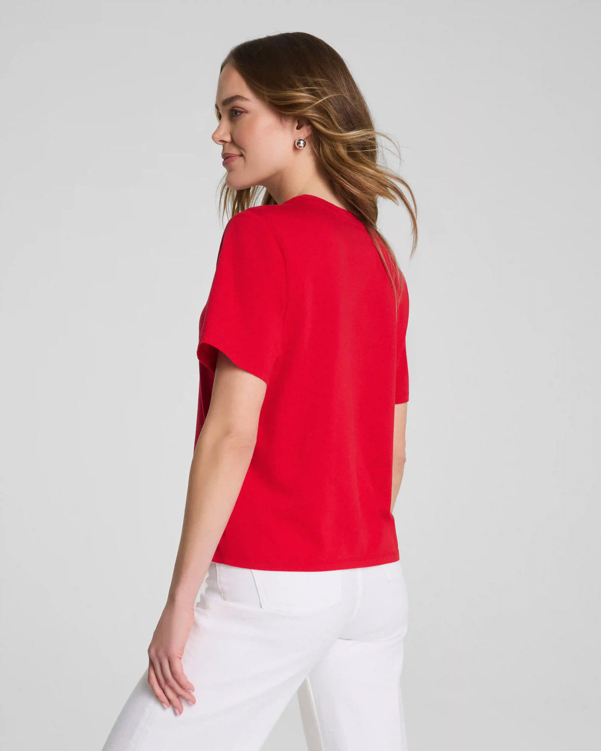 karla welch for SPANX® Everyday Tee | SPANX® Red
