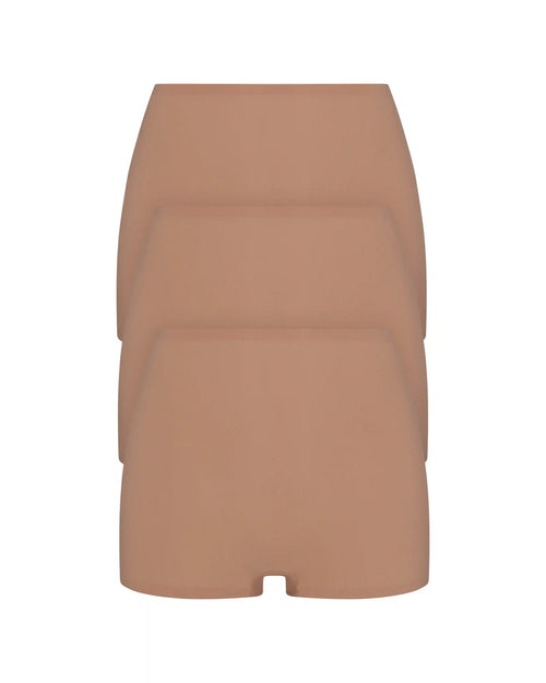 SPANXsmooth® Fit-To-You Boyshort 3-Pack Box | Cafe Au Lait