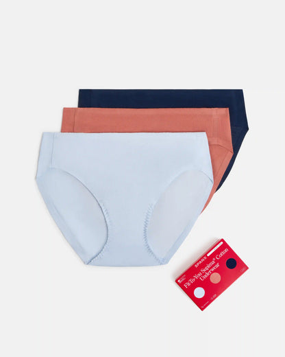 SPANXsmooth® Fit-To-You Supima® Cotton Bikini 3-Pack