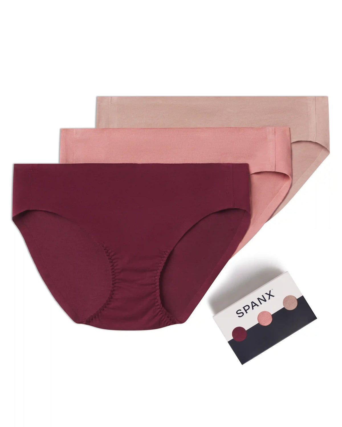 SPANXsmooth® Fit-To-You Supima® Cotton Bikini 3-Pack