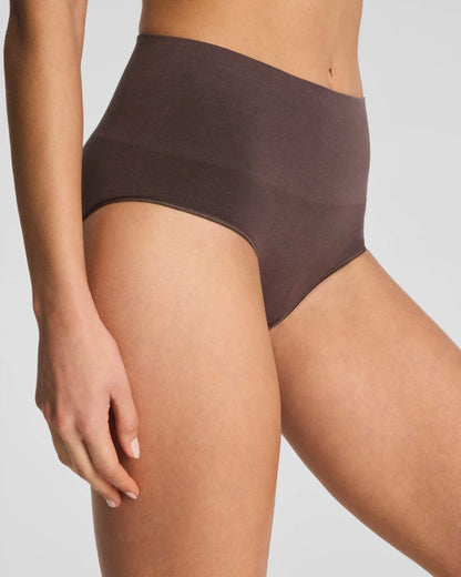 SPANXshape® ExtraOrdinary Supima® Cotton Brief | Dark Cacao